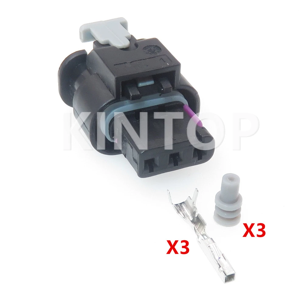 

Автомобильные запчасти 1718652-1 4F0973703A, 3 контакта, 2-1718653-3, автомобильный реверсивный радар, проводной разъем для VW Audi, 1 комплект