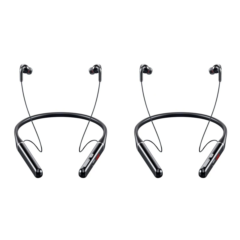 

Botique-2X S650 100 Hours Bluetooth Earphones Stereo Wireless Neckband Noise Cancelling Sports Running Headset