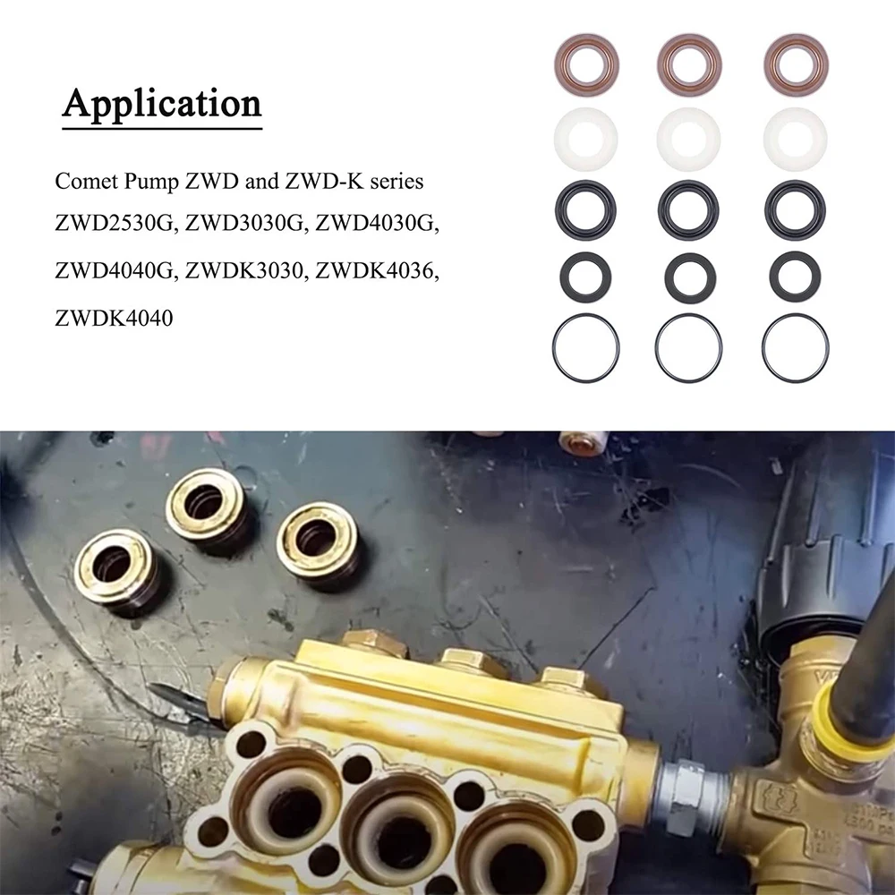Набор уплотнений ChuangQian для ремонта насоса высокого давления 5019006400 для серии насосов ZWD ZWDK 15MM.