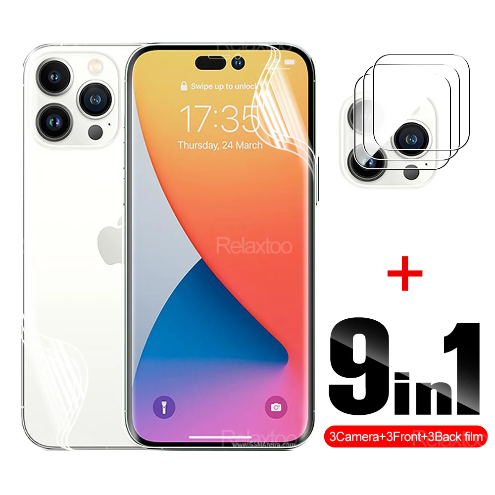 

9 в 1, защитная пленка для iPhone 14 Pro Max