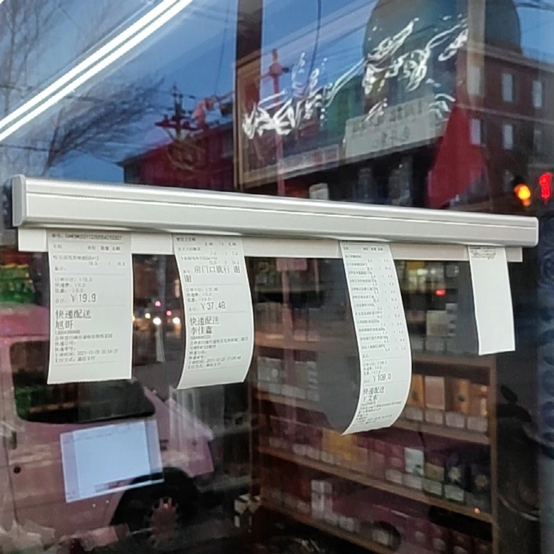 30/40/50/60 см подвесная стойка для квитанций о билетах органайзер бара и кухни