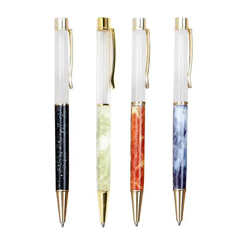 

New 1PC Creatively 1.0mm Ballpoint Pen Metal DIY Pen For Writing Stationery Office S