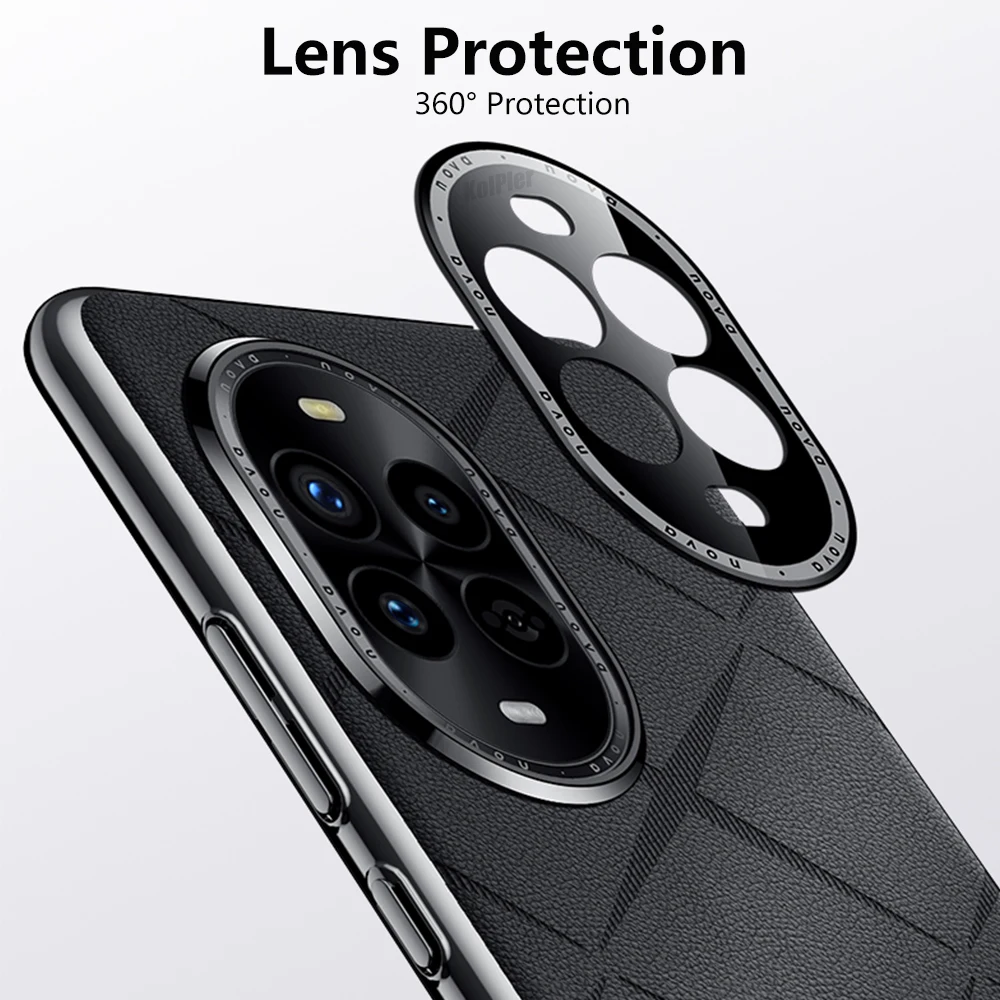 Роскошный кожаный чехол с покрытием для HUAWEI NOVA 13 PRO/N NOVA13 модный сетчатый простой