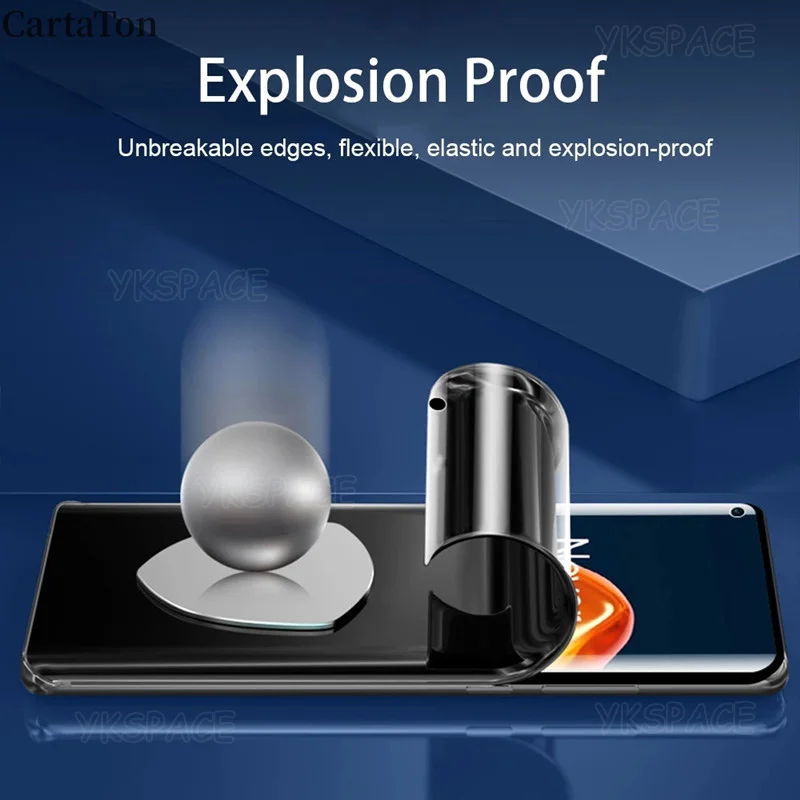 2 шт. мягкая гидрогелевая пленка для Oneplus 13 12 12R 11 11R 10 10R 10T 9 8 7 7T Ace 3 Pro антишпион
