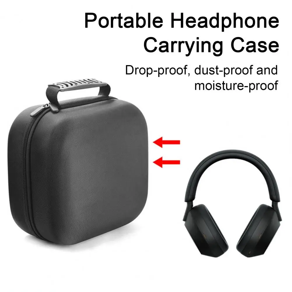 

Чехол для наушников, стильная дорожная сумка для наушников, Защитная сумка для хранения Bluetooth наушников с мягкой подкладкой для Sony, для портативной