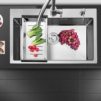 stainless steel kitchen sink undermount accesories mixer taps bathroom sink knife shelves accessoire cuisine home improvement