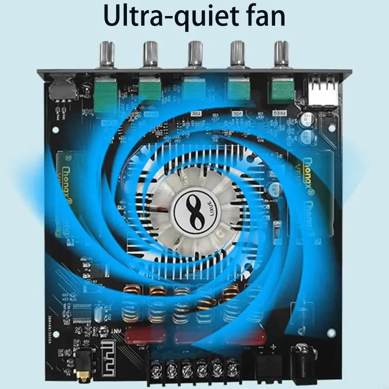 Bluetooth-совместимый модуль усилителя мощности ZK-HT21 2.1 канал