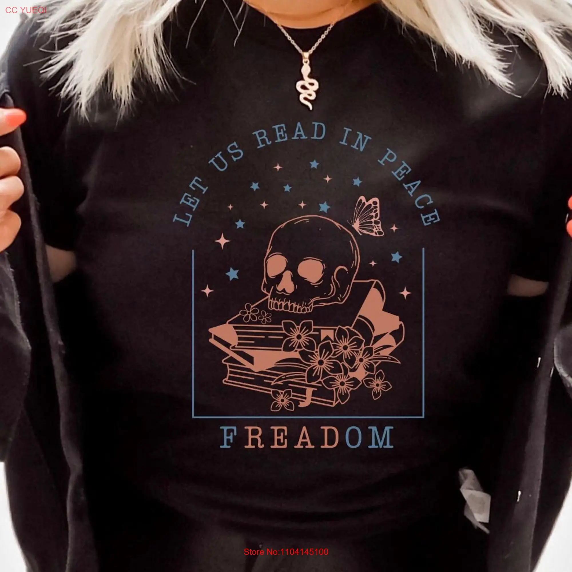 Я с запрещенной футболкой Читаю книги в мире фрейом книга для чтения влюбленный