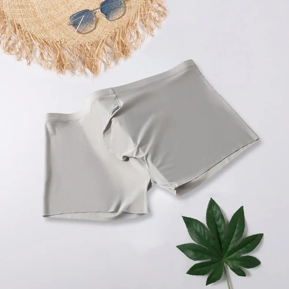 

Breathable Men Boxers U Convex Quick-drying Pure Color Men Underpants Slim Fit Summer Boxers Inner Wear Clothes