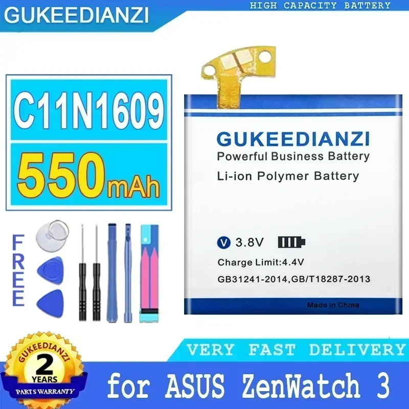 C11N1609 550 мАч сменный аккумулятор для мобильного телефона большой емкости ASUS ZenWatch 3