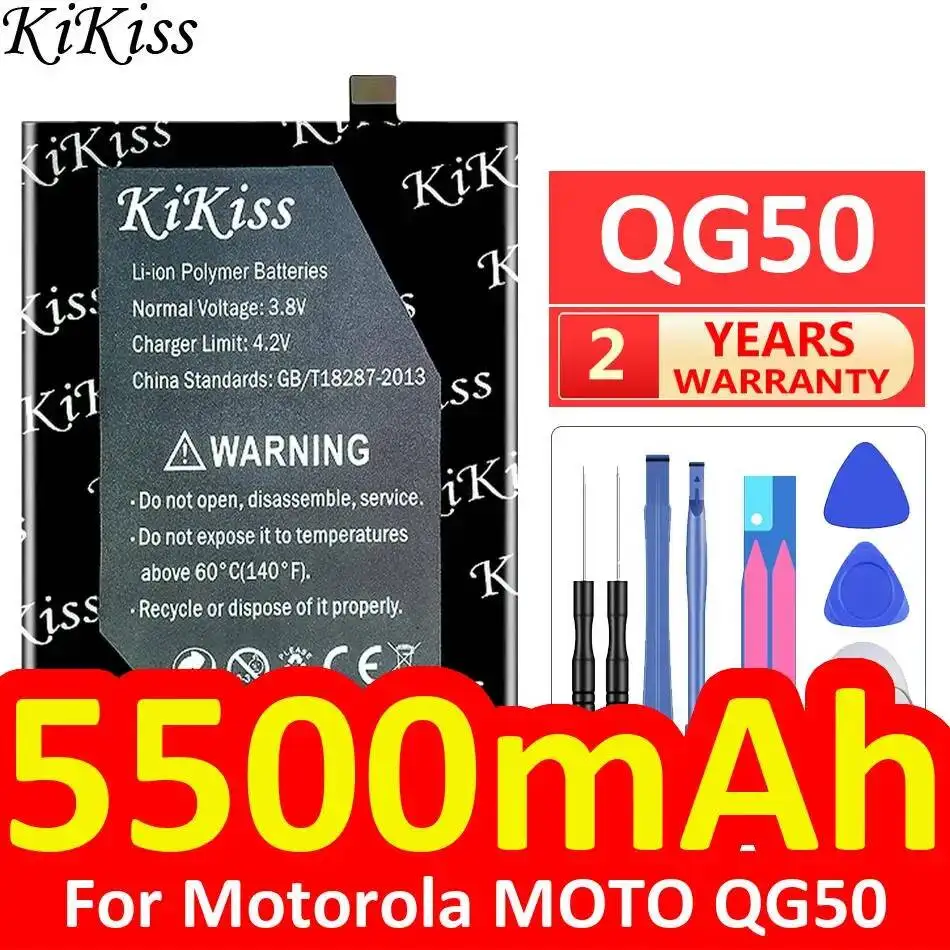 Фото Надежный аккумулятор емкостью 5500 мАч для Motorola Moto QG50 с длительным сроком службы №1