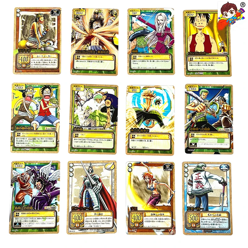 

One Piece Monkey D. Luffy Usopp Roronoa Zoro Nami Flash card ACG Anime Game Collection Cards Gift Toys