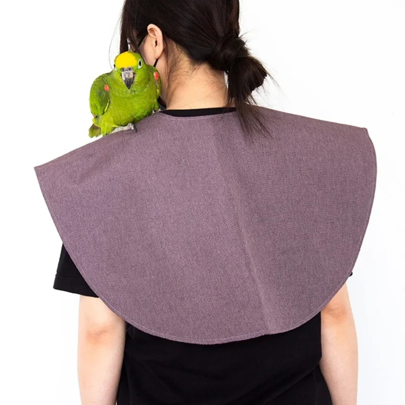 Фото Многофункциональная защитная накладка на плечо для попугаев от царапин, подгузник-накидка для мелких и средних птиц №3