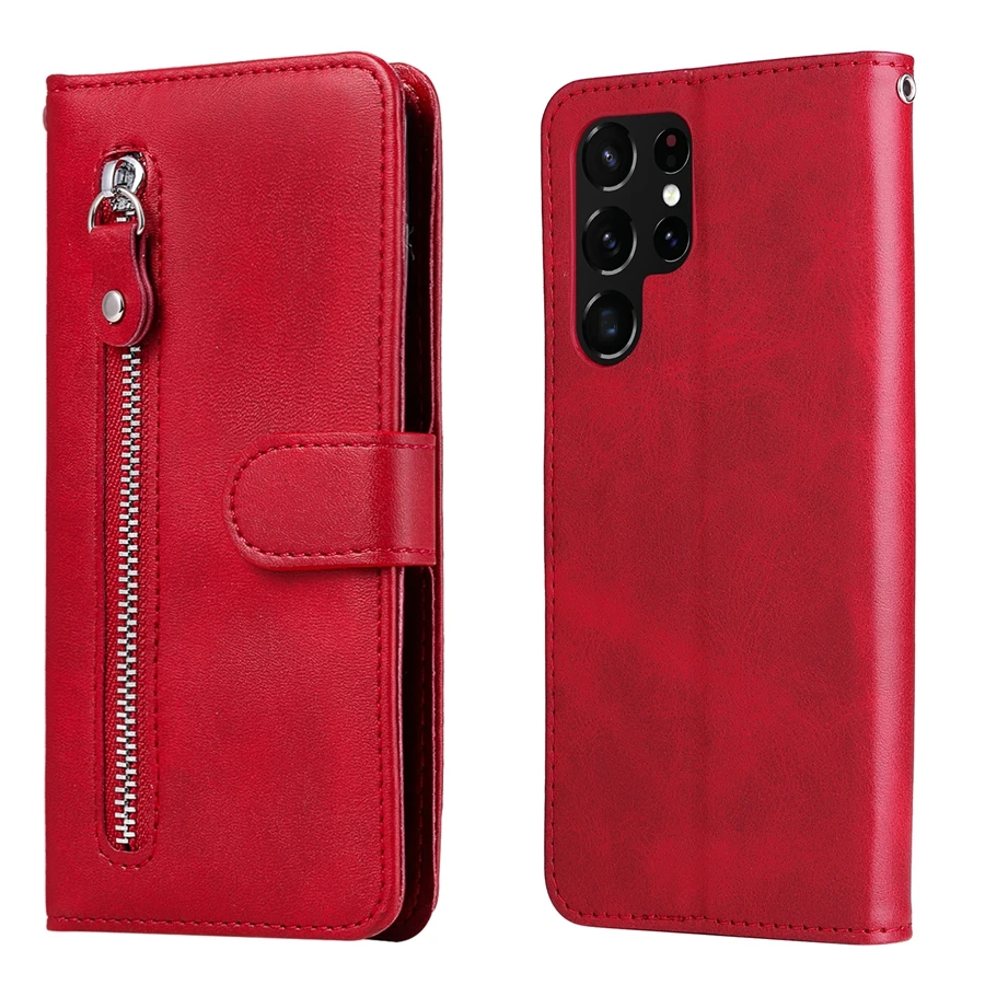 For Samsung Galaxy S22 S21 S20 Plus Ultra FE S10E S10 Lite S10 S9 Plus Note 20 Ultra 10 Lite 9 8 A33 A53 A73 Wallet Leather Case images - 6