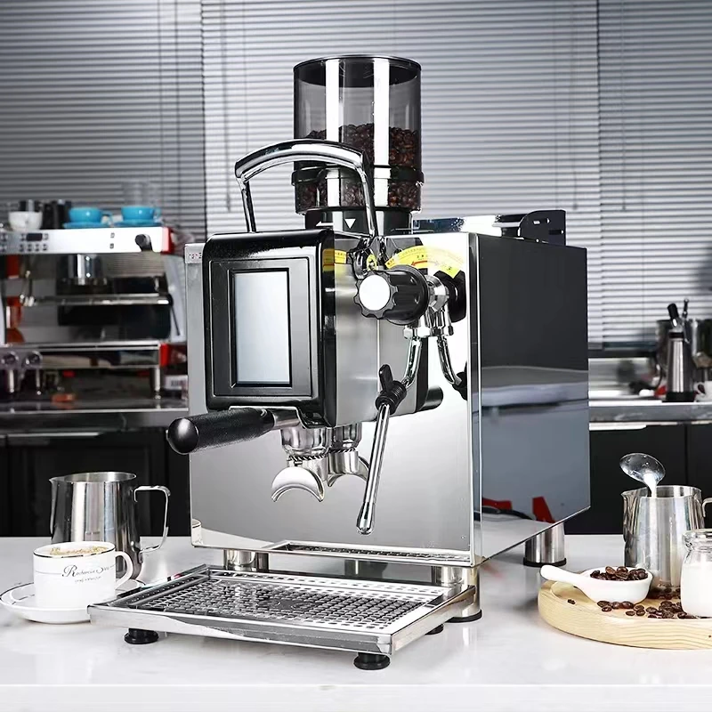 DEVISIB Commercial Espresso Machine Stainless Steel Touch Au