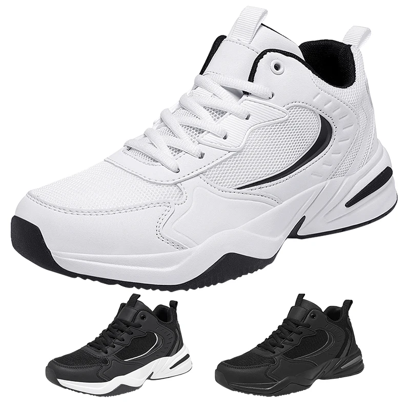 39-48# Comfortable Breathable Men's Casual Sneakers Adult Teenagers Outdoor Running Shoes Walking Shoes School Sports Shoes