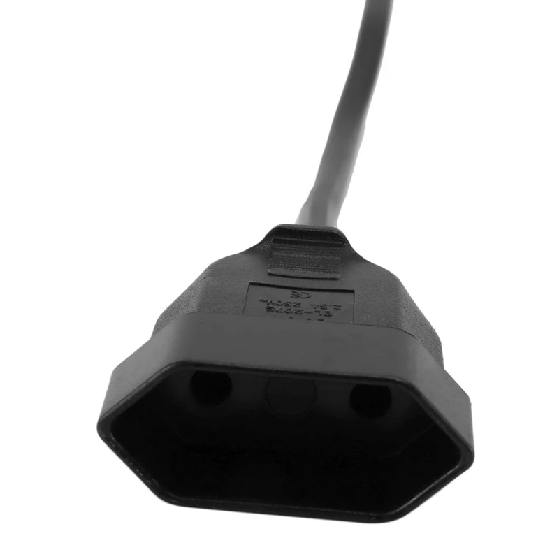 Шнур адаптера питания штекер IEC 320 C14 в Европейский CEE 7/16 2-контактный Женский