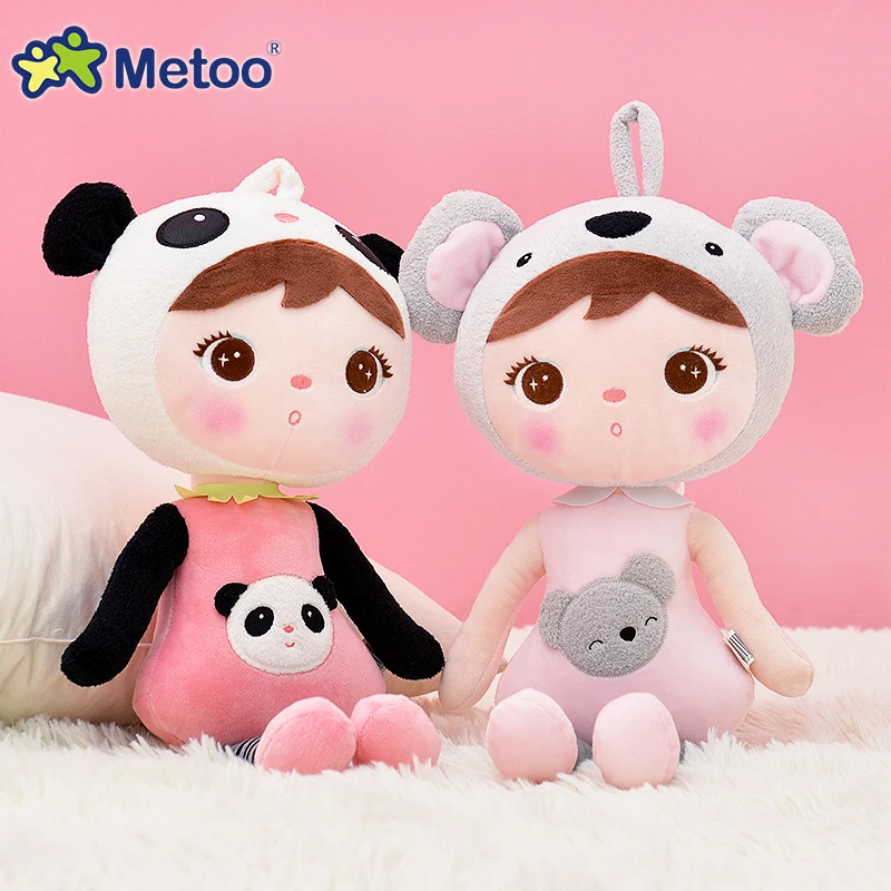 

48cm New Metoo Doll Plush Sweet Cute Lovely Stuffed Kids Toys for Girls Birthday Cute Girl Keppel Baby Doll Panda