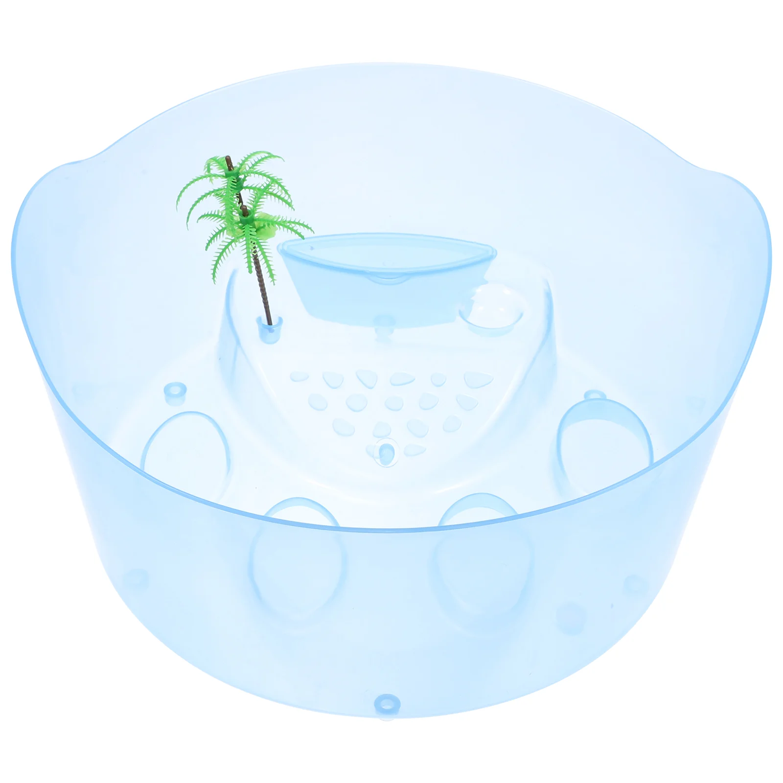 

Tank Turtle Tank Plastic Turtle Basin Turtle Crawling Box Pet Turtle Tank for Turtle Animals Reptile Frogs
