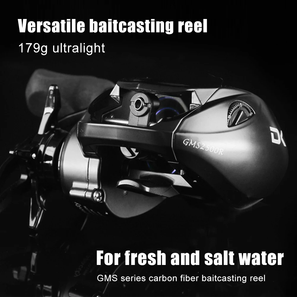 

Baitcasting Reel Portable Fishing Reel 8KG Max Drag 6.3:1 High Speed Magnetic Brake System Freshwater Saltwater Fishing Tackle