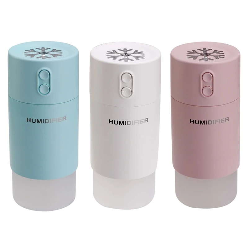 

Snowflake 1.2L Large Capacity Portable Desktop Air Humidifier USB Mist Maker Aroma Essential Oil Diffuser for Home Drop Shipping