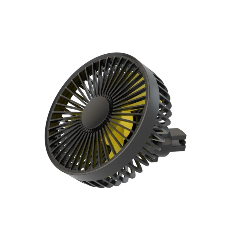 

Автомобильный USB-вентилятор с 3 скоростями вращения на 360 °