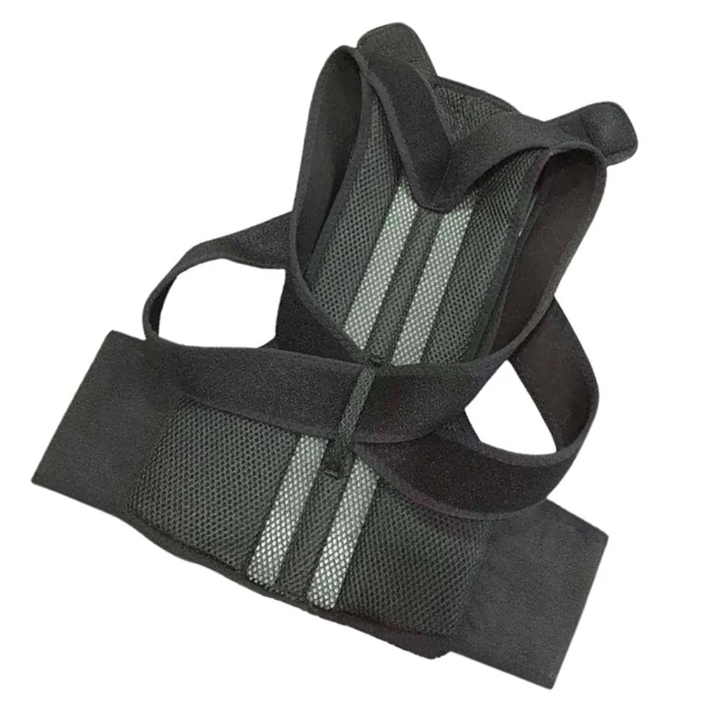 

Brace Straightener Adjustable Support Bands Supple Elastic Adult Back Corset Office Sports Fitness Working Walking L