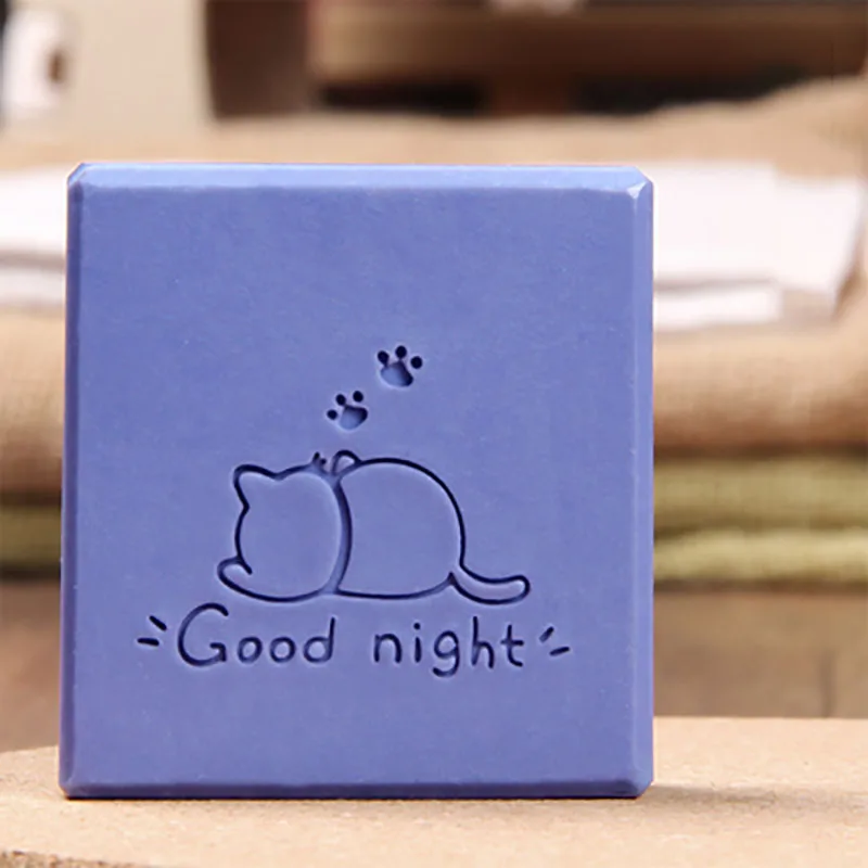 

Lovely Cute Animal Cat Acrylic Soap Stamp Seal For Diy Soap Making Supplies Tools Handmade Crafts Can Be Customized