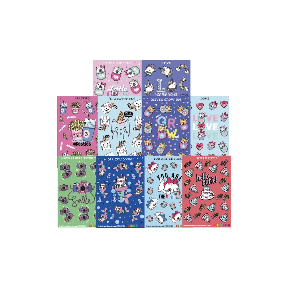 

Cute Girl Journal Sticker Kawaii Stationery Scrapbooking Decoration Diary Phone Stickers