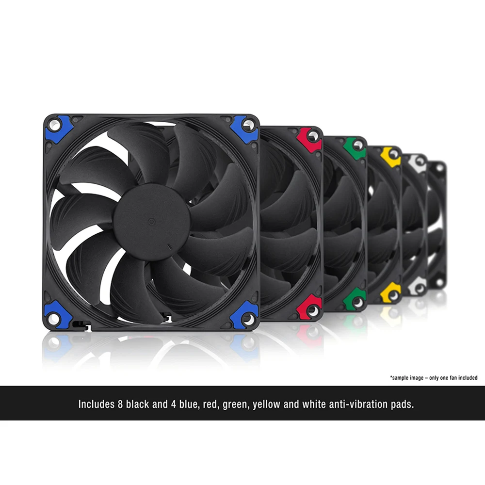 Фото Вентилятор для корпуса ПК Noctua NF-A9x14 HS-PWM Chromax.black.swap, ультратонкий, 92x14 мм, для радиатора, охлаждения процессора и компьютерного корпуса №5