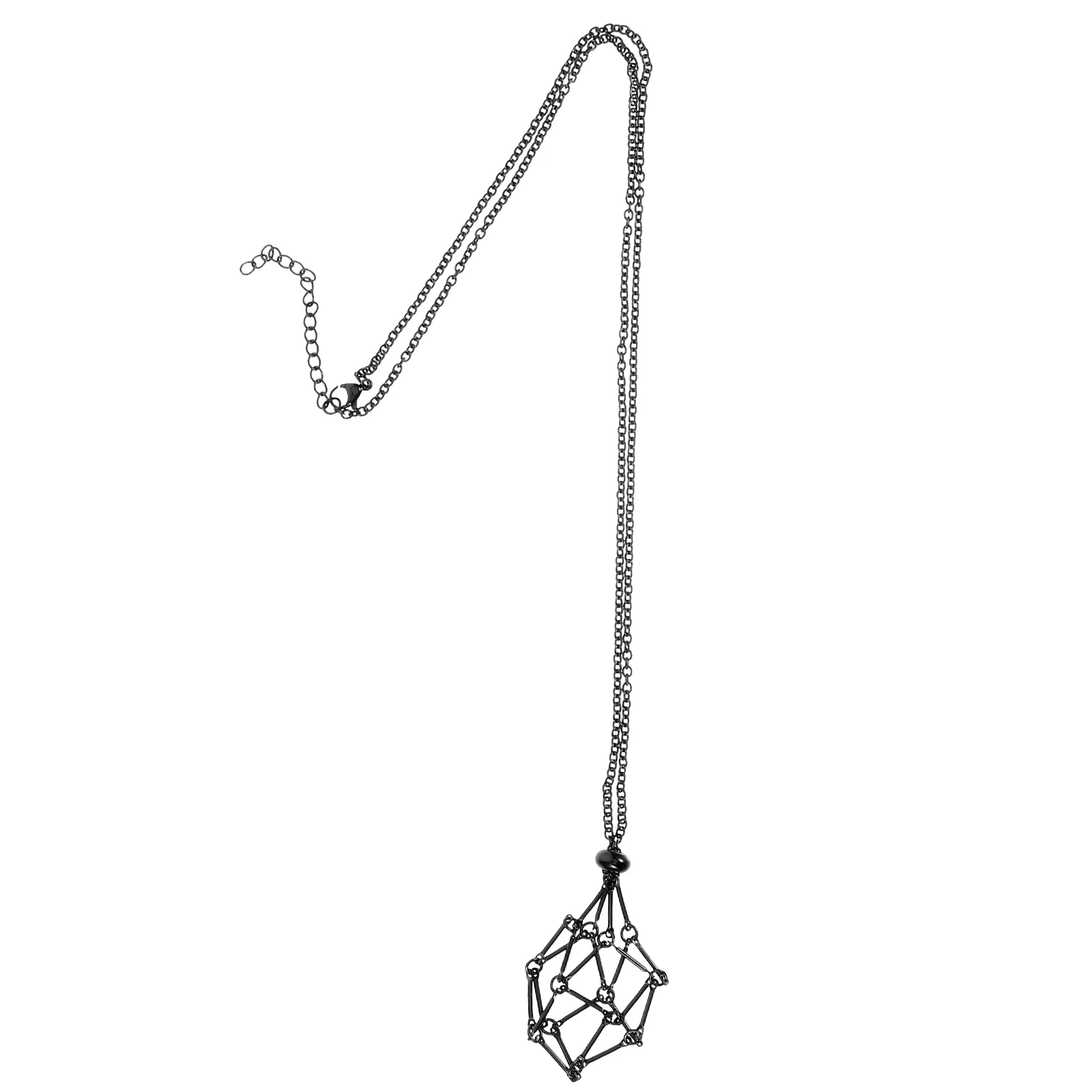 

Crystal Holder Necklace Cage Stone Holder Necklace Hollow Crystal Holder Pendant Crystal Necklace Cage