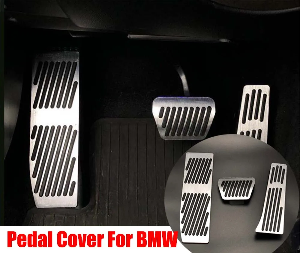 Car Foot Rest Throttle Brake Pedal Set for BMW 3 5 Series E30 E32 E34 E36 E38 E39 E46 E87 E90 E91 X5 X3 Z3