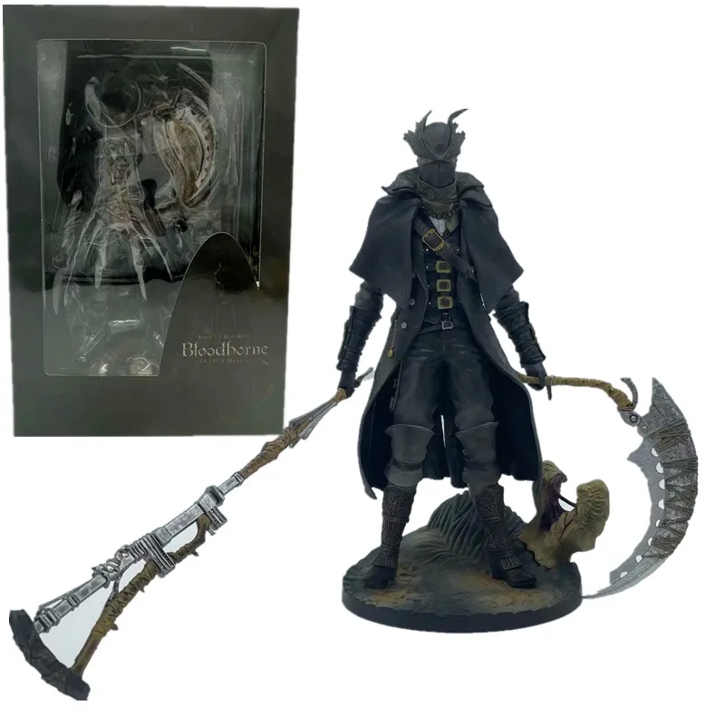 

30cm NEW Game Bloodborne The Old Hunters Action Figures Sickle movable scale statue Collection Of Toy Gifts