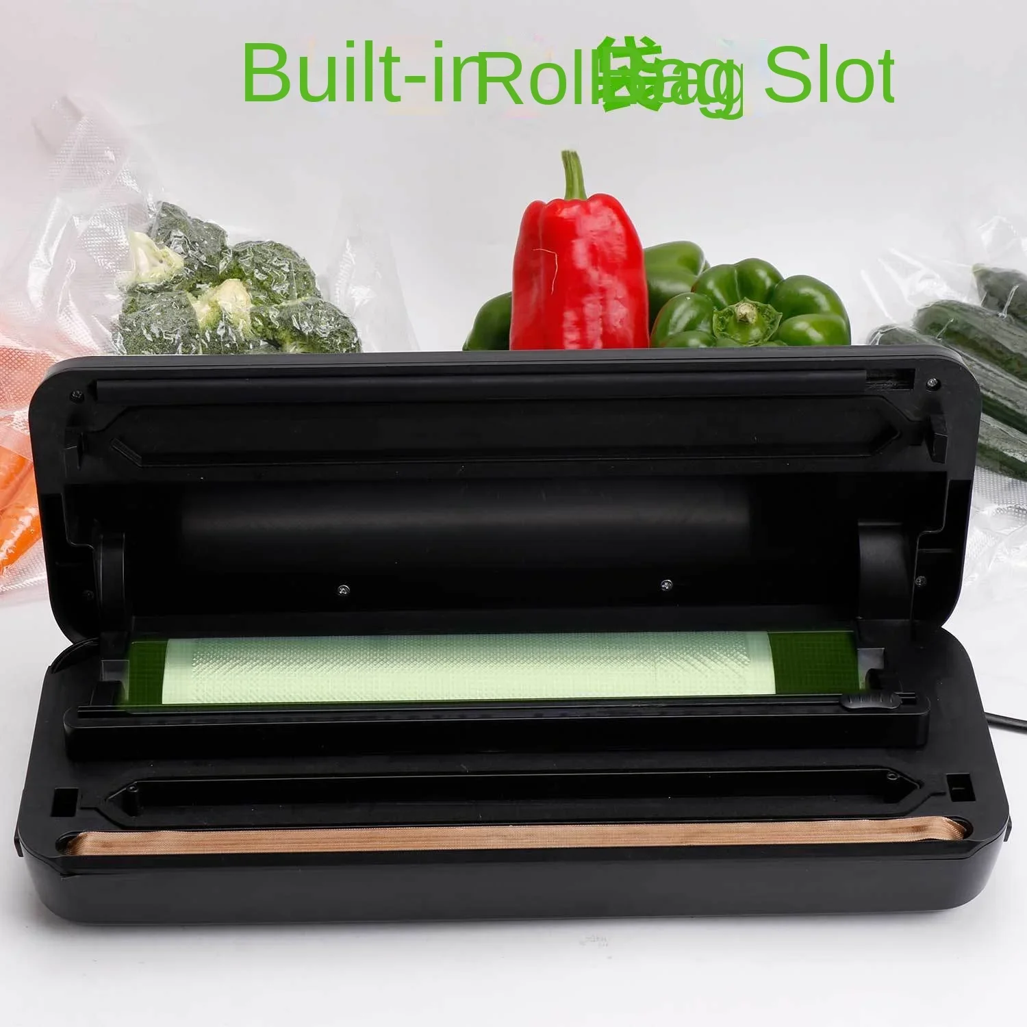 Вакуумная упаковочная машина для сухих и влажных продуктов