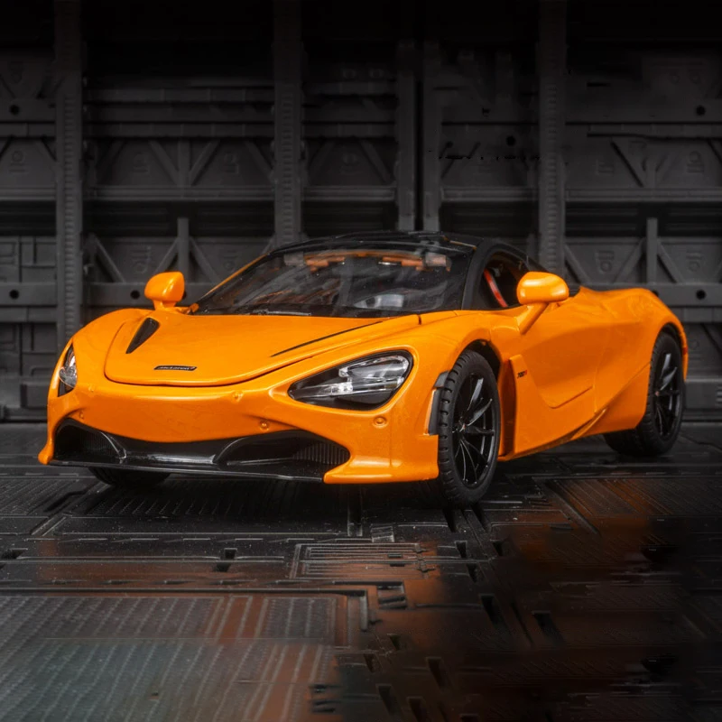 

1:24 McLaren 720S Spider Alloy Sports Car Model Diecast Sound Super Racing Lifting Tail Hot Car Wheel For Children Gifts