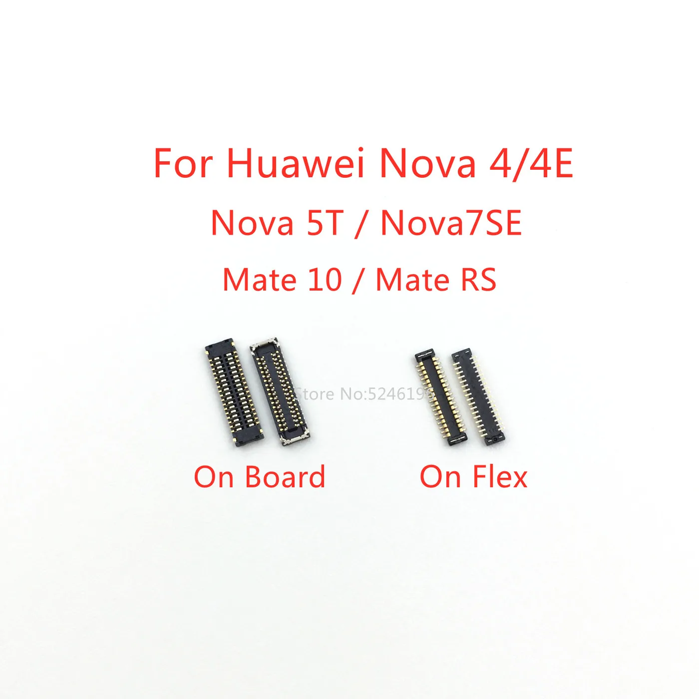 5-10 шт ЖК-экран гибкий FPC разъем 34Pin для Huawei Nova 4 Nova 4E Nova 5T Nova 7SE Mate 10 Mate RS разъем на плате