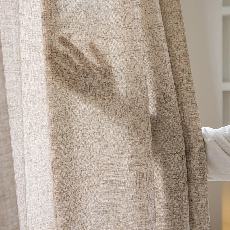 Удлиненные прозрачные шторы из искусственного льна высотой 400 см индивидуальный
