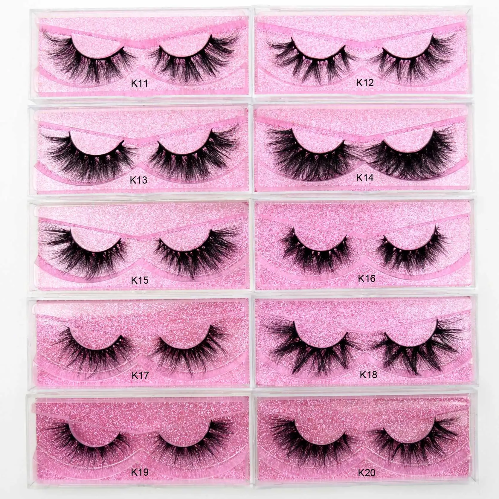 

JOMODE Mink Lashes False Eyelashes Natural Soft Wispy Lash Eyelash Extension Cross Strip 3D Fluffy Mink Lashes Eyelashes Makeup