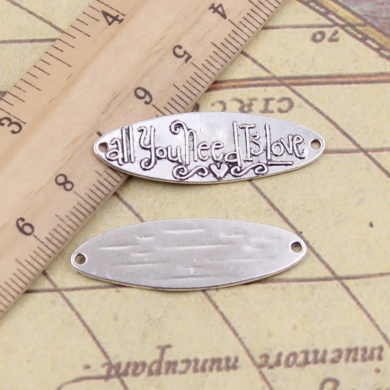 15 шт. подвески все что вам нужно это любовь 38x1 2 мм