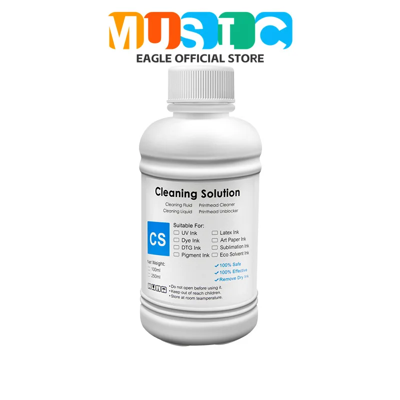 250 мл очиститель чернил DTF жидкость для очистки (пленка прямой передачи данных)