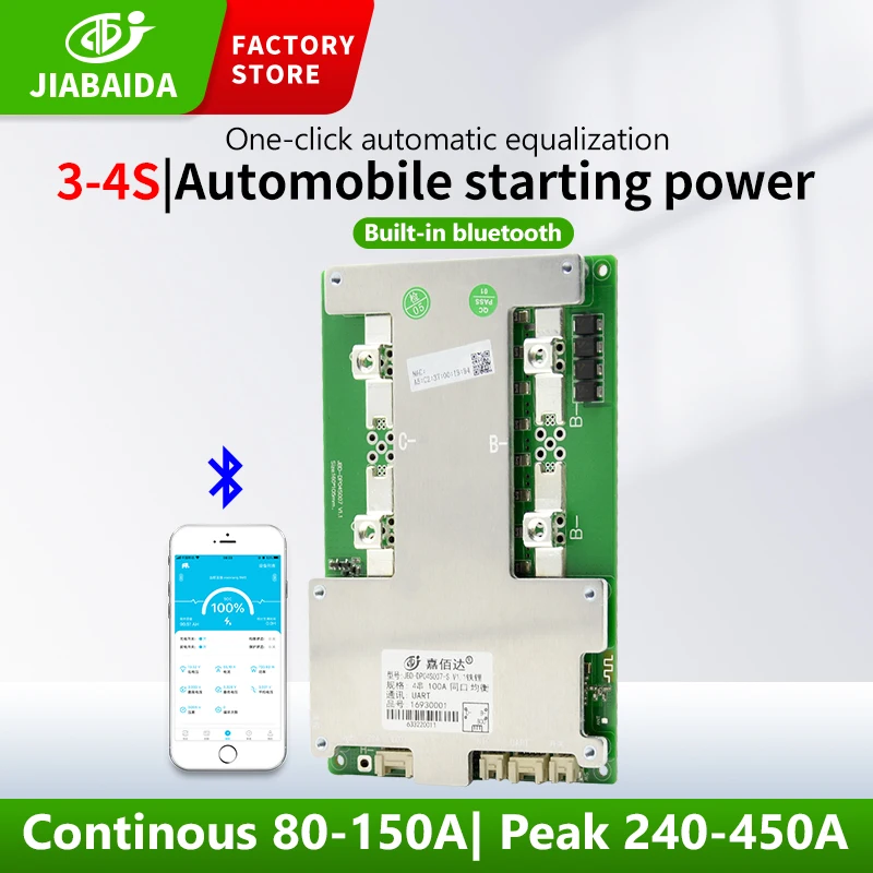 Bms 200a. Smart bms jbd. как подключить bms jiabaida. подключение jbd smart bms.