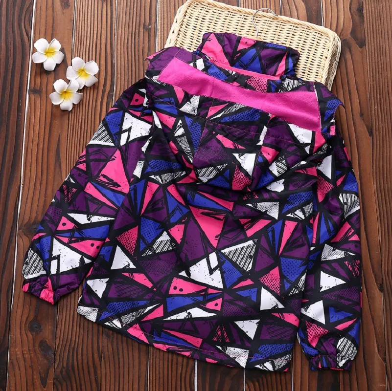 Waterproof Child Coat Baby Boys Girls Jackets Warm Children Outerwear Clothing Detachable Cap Polar Fleece For 3-16 Years Old