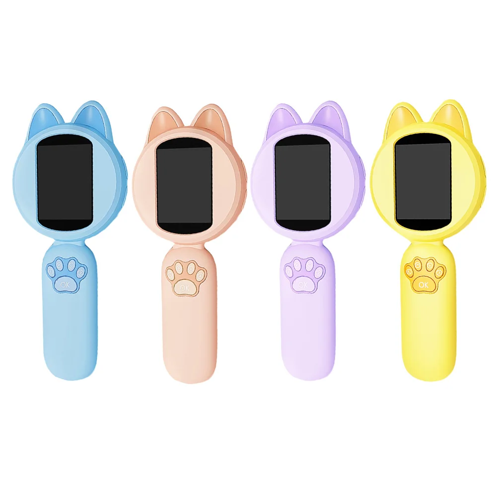 4X детское увеличительное стекло цифровая лупа в форме кошки детская мультяшная