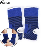 1 pair of ankle support braceelastic protection foot bandagesprain prevention sport fitness guard band hot sale