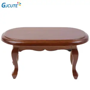 Мини-миниатюрная мебель для кукольного дома кофейный столик, игрушка для гостиной, аксессуары для кукольного домика, имитация игрушки для детей 1:12