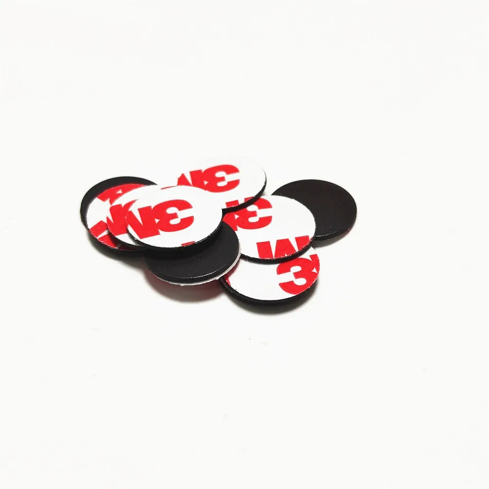Rubber Magnet 20mm Diameter 1/1.5/2/3mmThick Round Magnetic Sticker Fit Glass Fridge DIY Refrigerator Stickers Supplies |