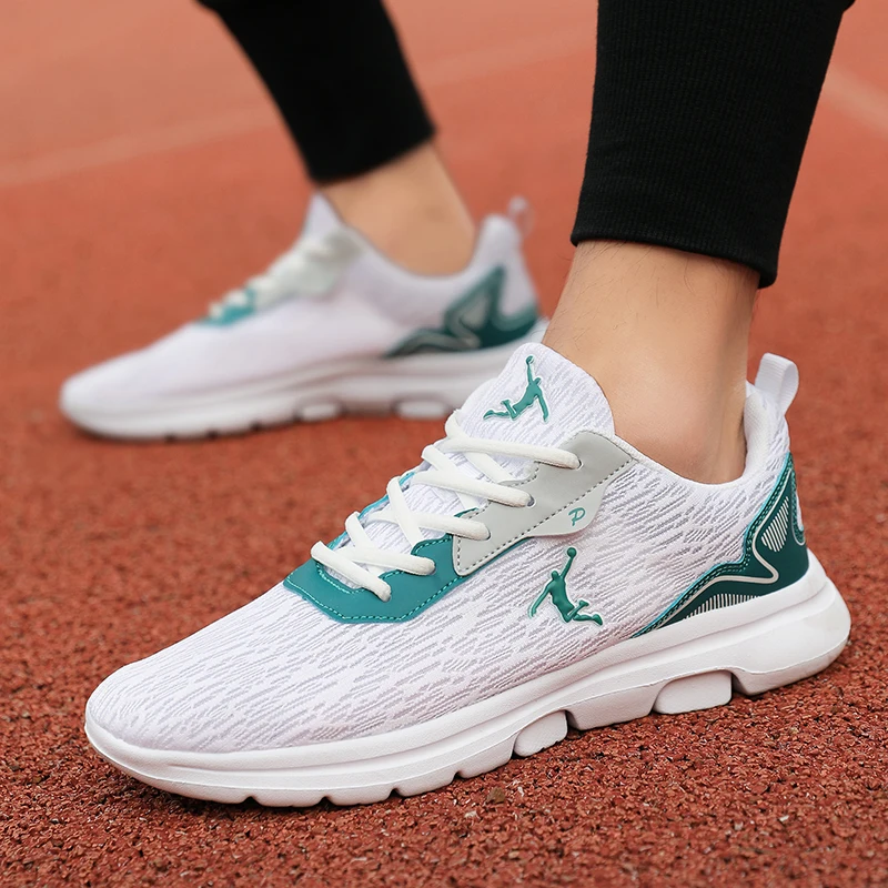 Men's Sneakers Casual Shoes Comfortable and Fashionable Summer Flying Woven Breathable Sports Running Non-slip Elastic Male Shoe