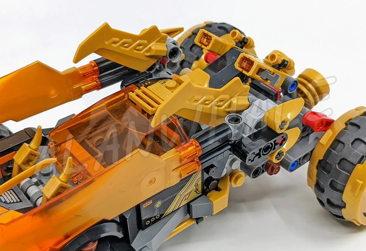 384 шт. Shinobi кристаллизированный Cole's Dragon Cruiser автомобиль Golden Vehicle 60014 строительные