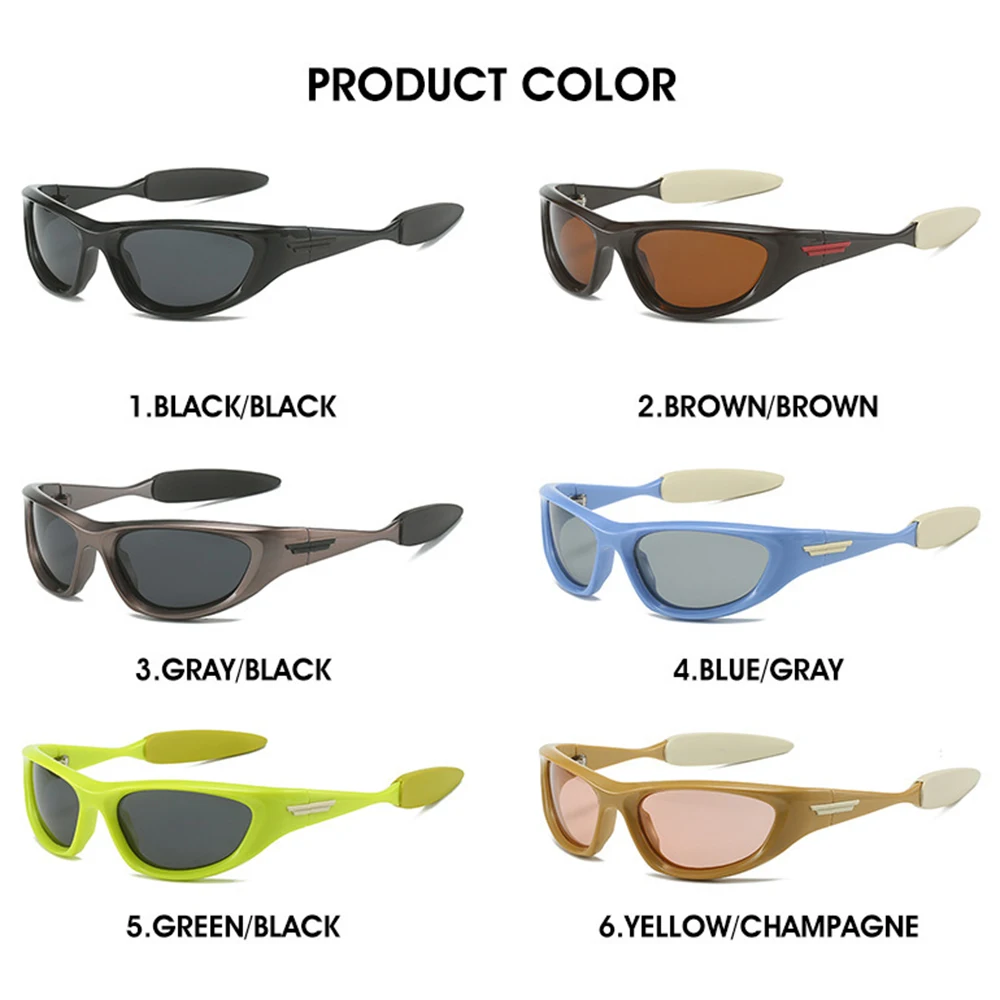 zane punkowe sportowe okulary przeciwsłoneczne mężczyźni kobiety kolarstwo na świeżym powietrzu Uv400 unisex odcienie kobiece Lentes De Sol