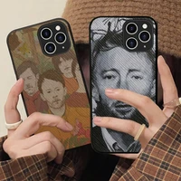 radiohead thom yorke phone case hard leather case for iphone 11 12 13 mini pro max 8 7 plus se 2020 x xr xs coque